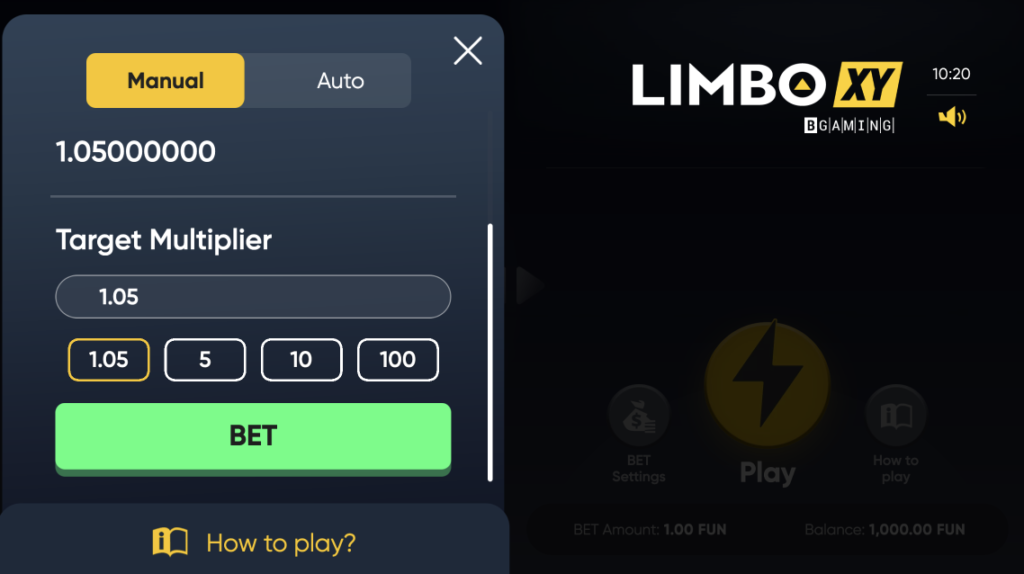Limbo XY Bet X - Placing a Strategic Bet at Crashwinbet Casino!