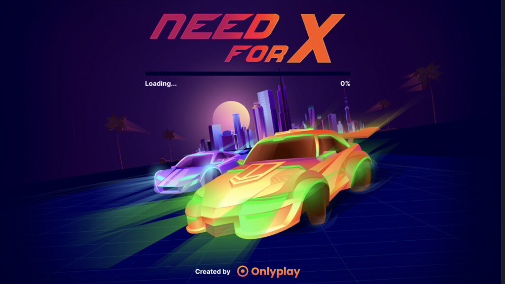 Schermata di caricamento di Need for X