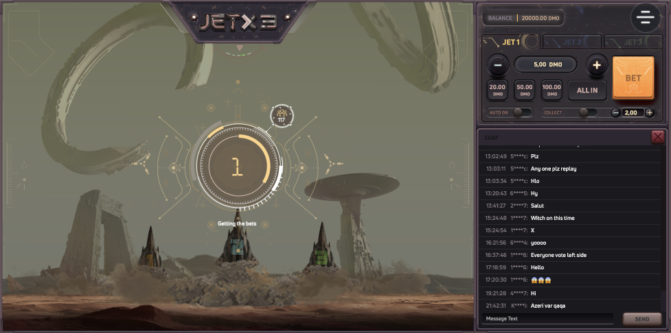 JetX 3 Chat