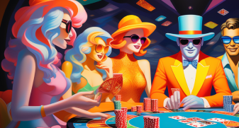Artistic Interpretation of a VPN Casino Experience