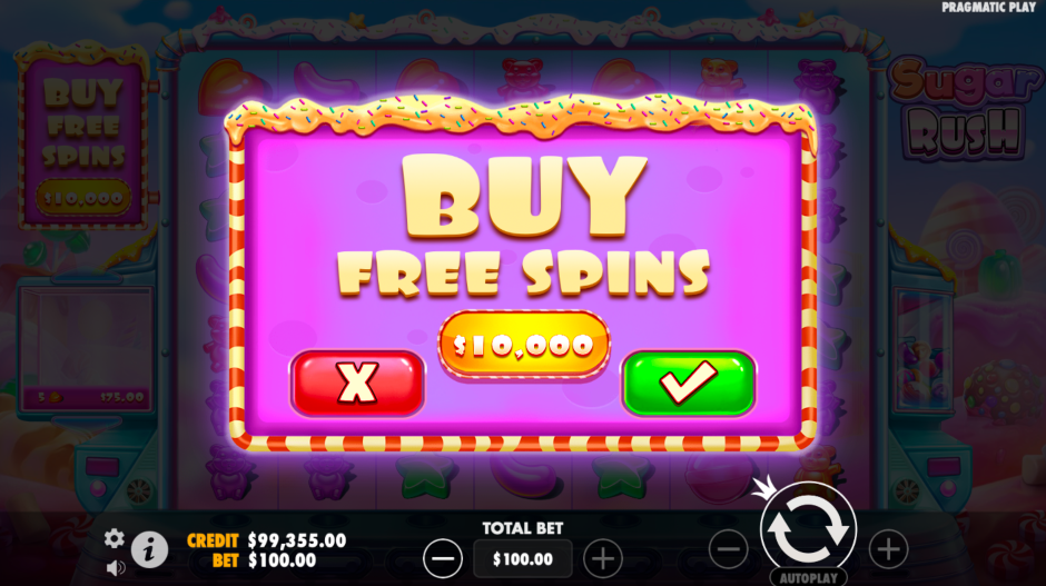 Sugar Rush by Pragmatic Play Buy Free Spins