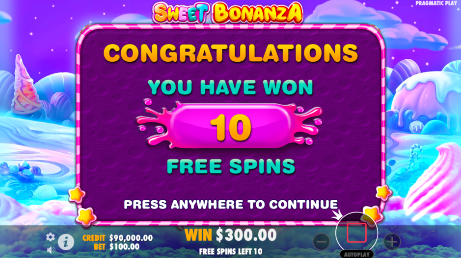 Sweet Bonanza by Pragmatic Play Win