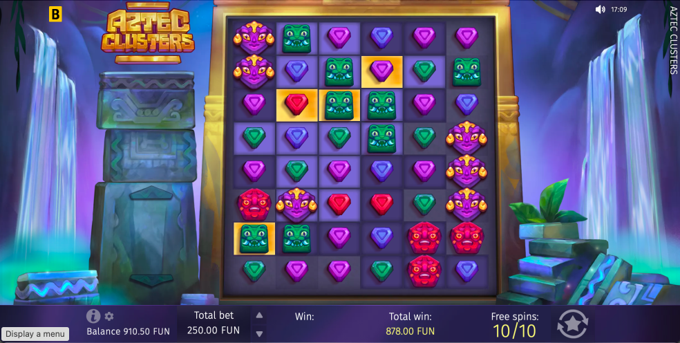 Aztec Clusters by BGaming Free spins